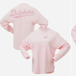 Fanatics Pink Dolphins Long Sleeve Shirt